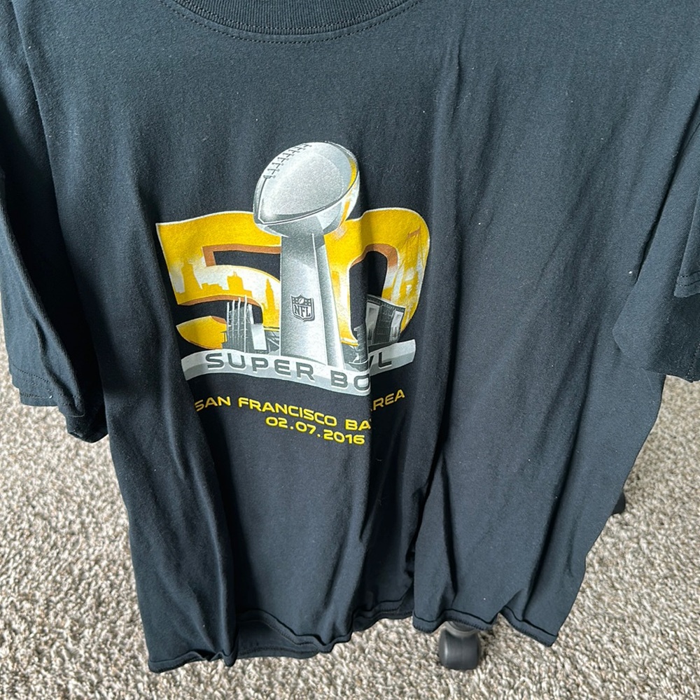 Large New Super Bowl San Francisco Bay Area 2016 t-shirt